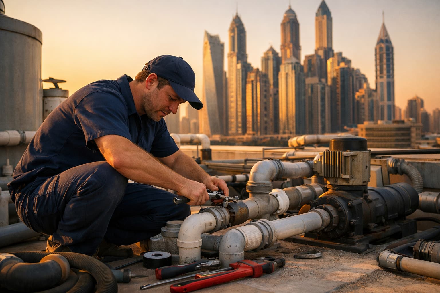 Intervention at Dubai Marina