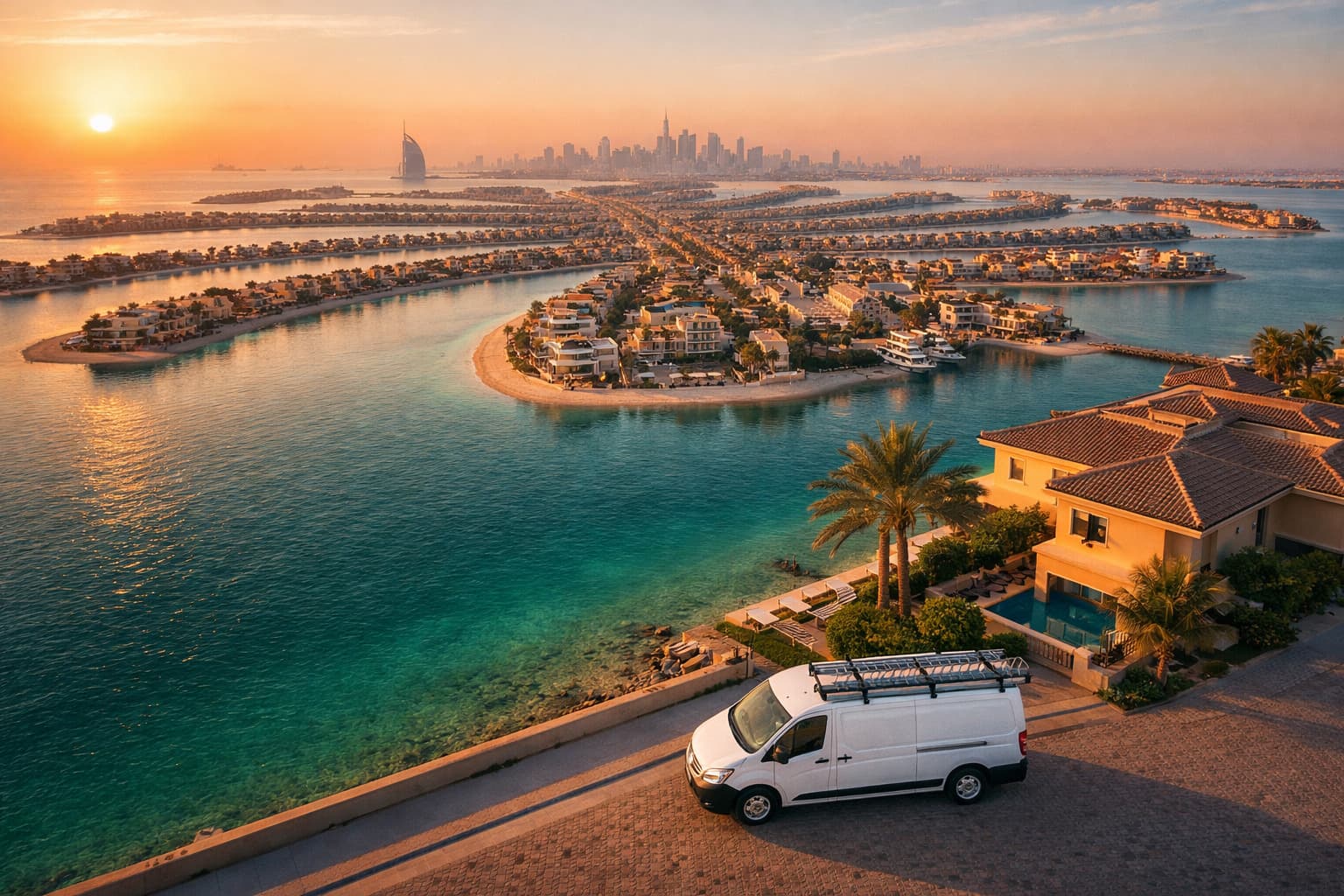 Service at Palm Jumeirah