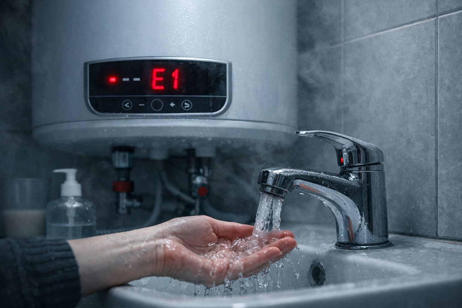 No Hot Water - Before